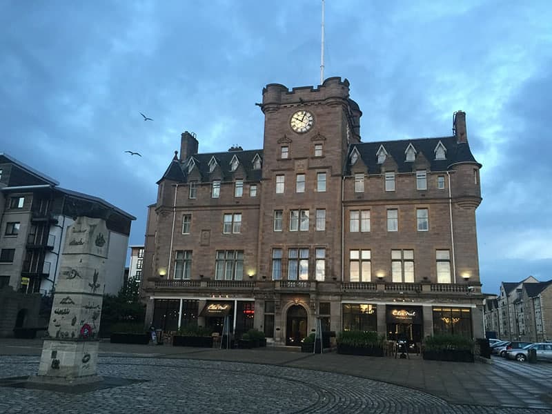 The Malmaison in Edinburgh, Scotland