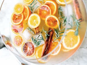 Winter Citrus Punch Cocktail Recipe