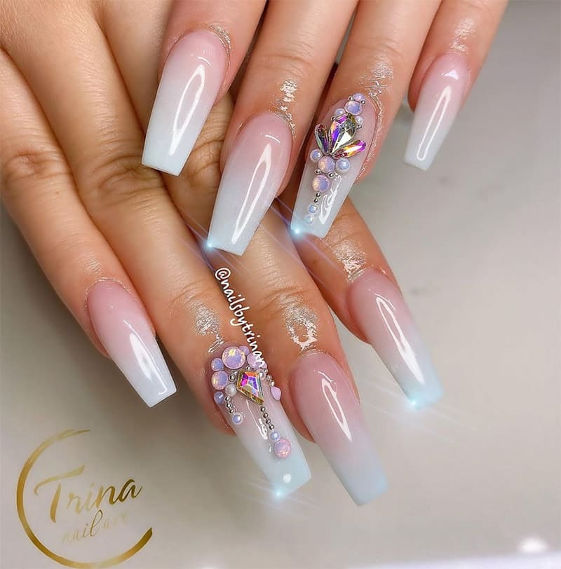 Creatively Elegant Ombre Nails