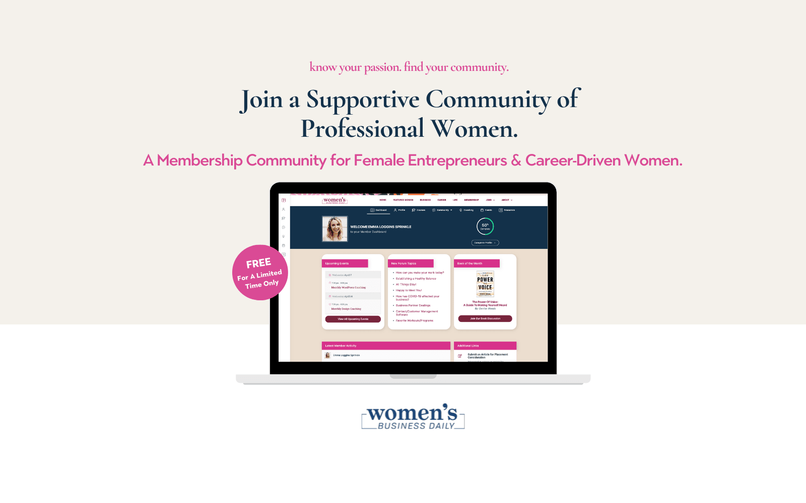Join A Supportive Community of Professional Women