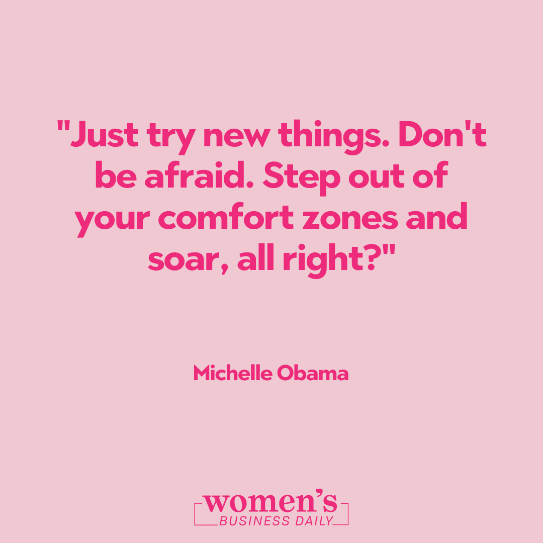 Try New Things Quote / Michelle Obama